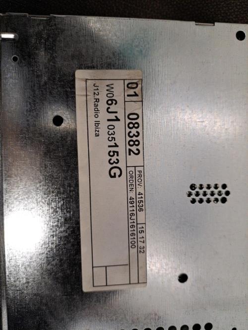 Image Autoradio d'origine - SEAT IBIZA 4