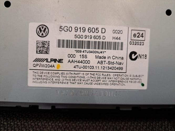 Image Autoradio d'origine - VOLKSWAGEN GOLF 7