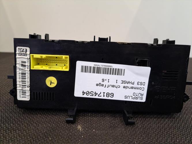Image Commande chauffage - CITROEN DS3