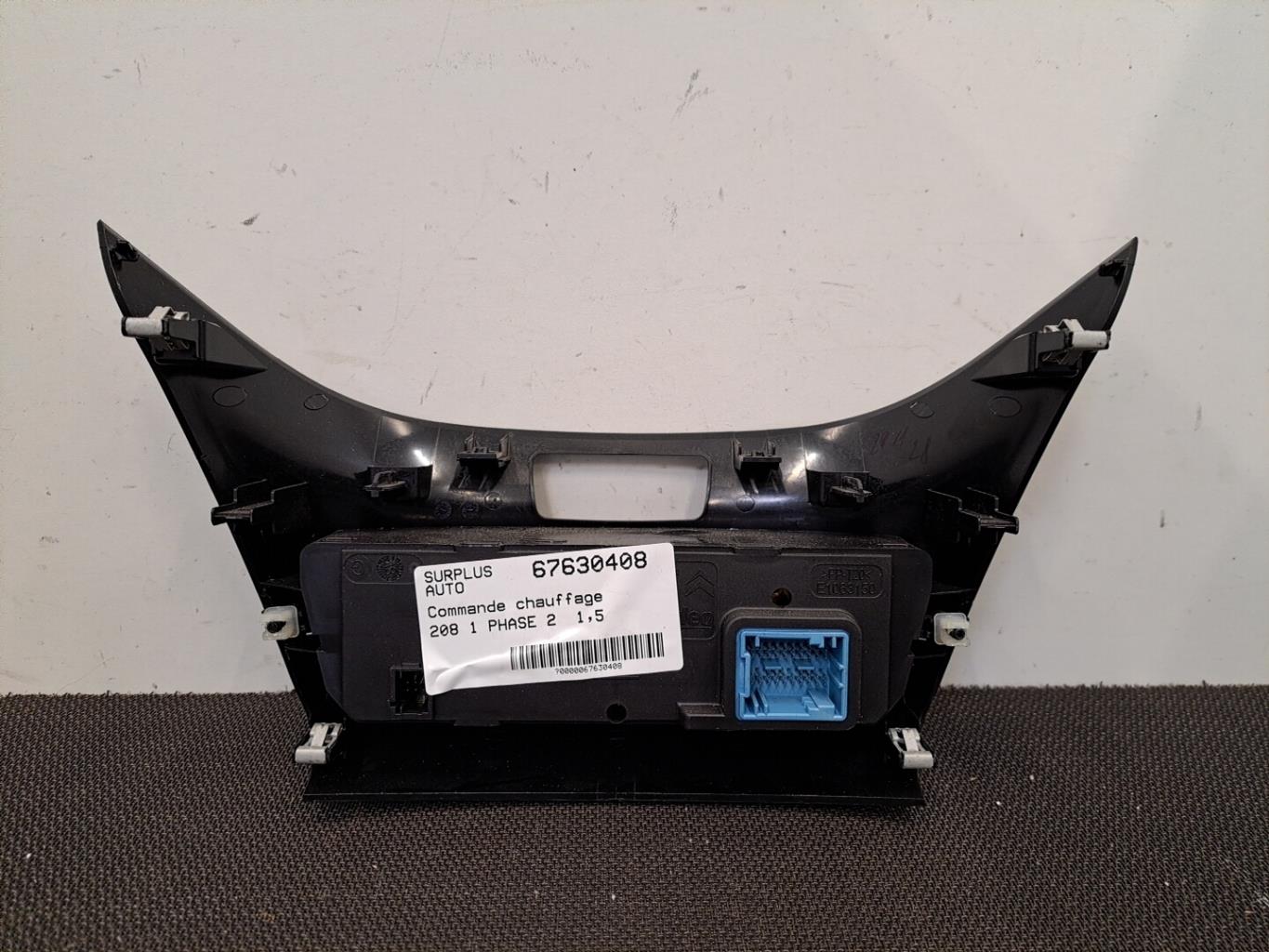 Commande chauffage PEUGEOT 208 1 PHASE 2 Diesel - 1