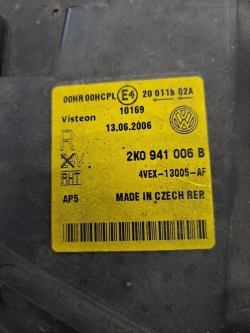 Image Optique avant principal droit (feux)(phare) - VOLKSWAGEN TOURAN 1