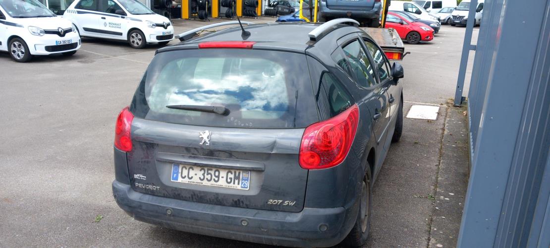 Image Pare choc arriere - PEUGEOT 207