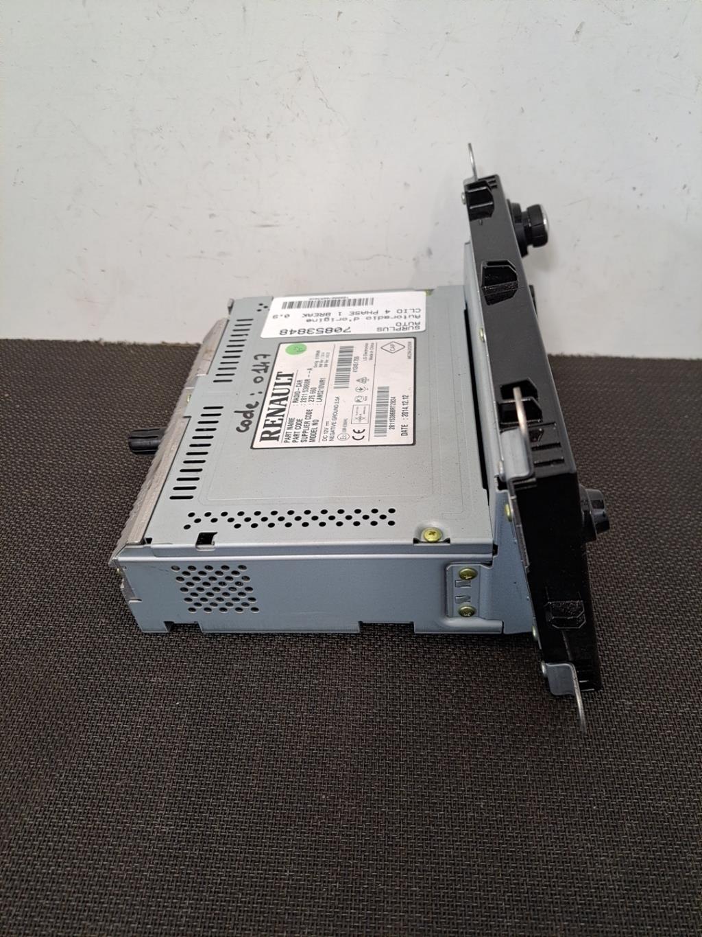 Autoradio d'origine RENAULT CLIO 4 PHASE 1 BREAK Essence - 1