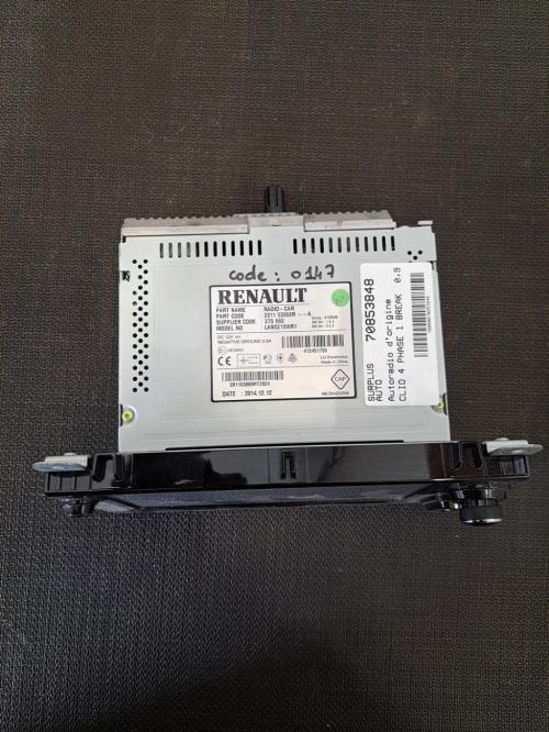 Image Autoradio d'origine - RENAULT CLIO 4
