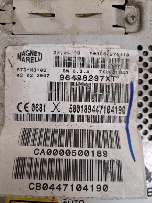Image Autoradio d'origine - PEUGEOT 307