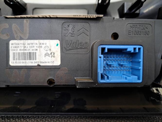 Image Commande chauffage - PEUGEOT 208 1