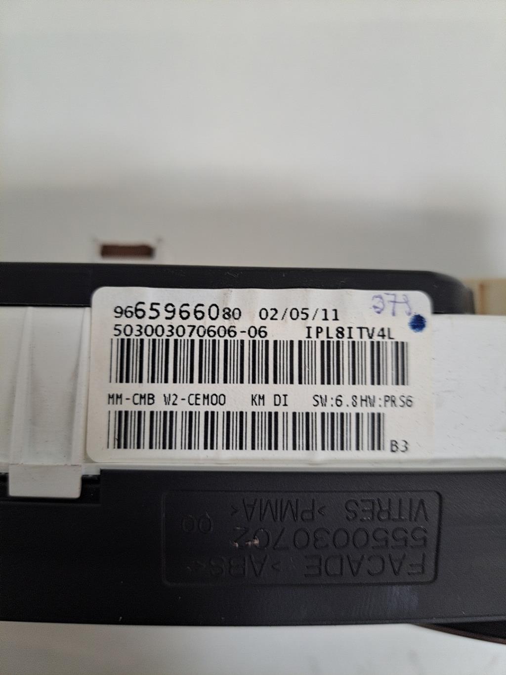 Compteur PEUGEOT 508 1 SW PHASE 1 BREAK Diesel - 1