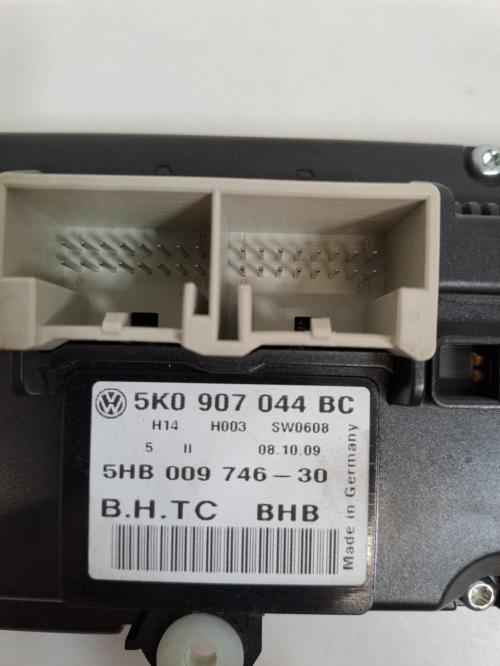 Image Commande chauffage - VOLKSWAGEN GOLF 6