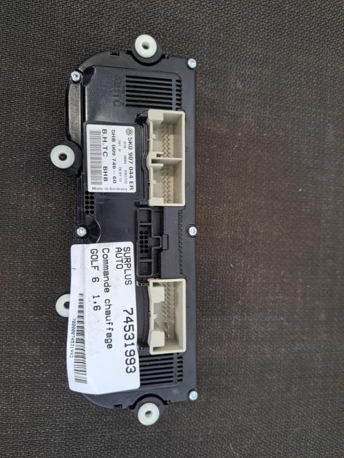 Image Commande chauffage - VOLKSWAGEN GOLF 6