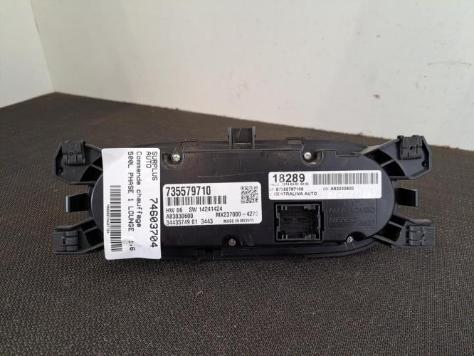 Image Commande chauffage - FIAT 500L