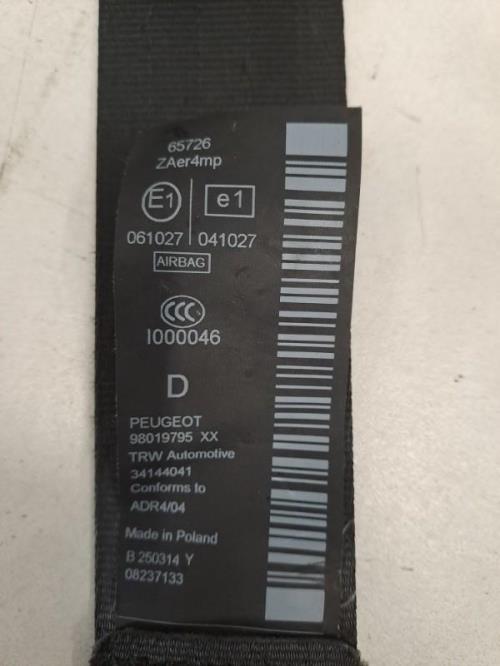 Image Ceinture avant droit - PEUGEOT 5008 1