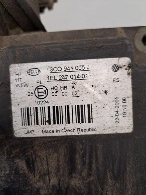 Image Optique avant principal gauche (feux)(phare) - VOLKSWAGEN PASSAT 5