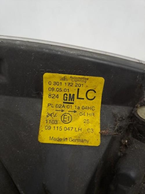 Image Optique avant principal gauche (feux)(phare) - OPEL CORSA C