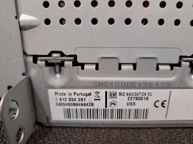 Image Autoradio d'origine - OPEL ASTRA J