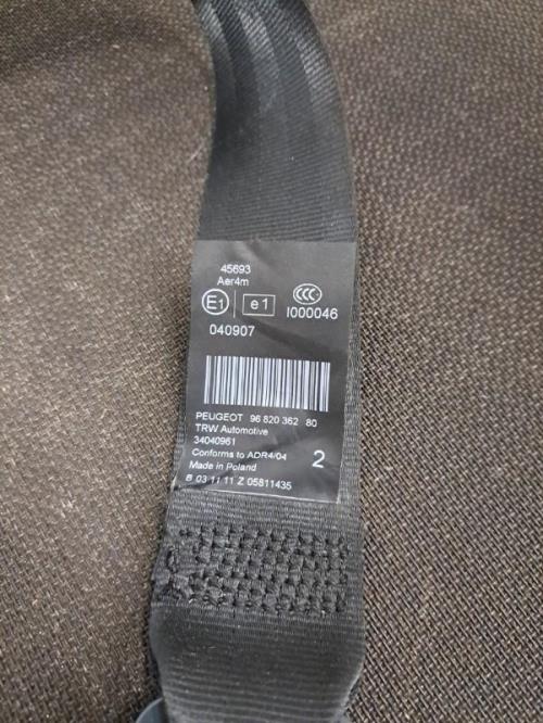 Image Ceinture arriere gauche - PEUGEOT 3008 1