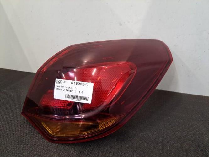 Image Feu arriere principal droit (feux) - OPEL ASTRA J