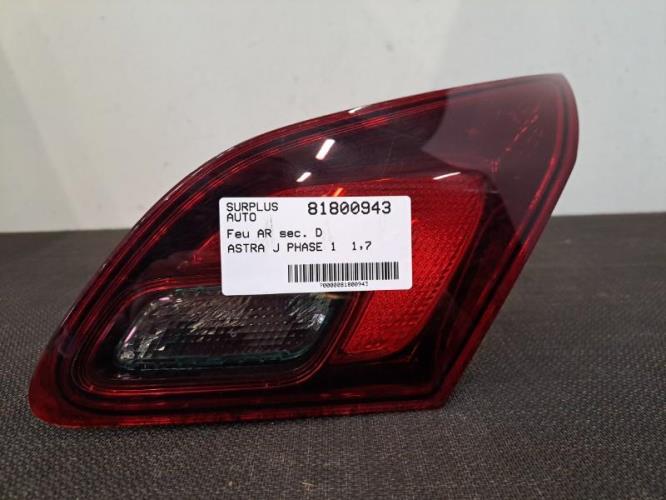 Image Feu arriere secondaire droit (feux) - OPEL ASTRA J