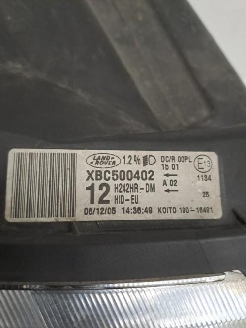 Image Optique avant principal droit (feux)(phare) - LAND ROVER DISCOVERY 3