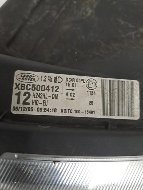 Image Optique avant principal gauche (feux)(phare) - LAND ROVER DISCOVERY 3