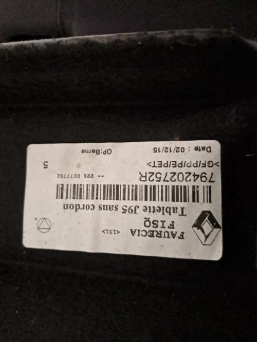 Image Plage arriere - RENAULT SCENIC 3