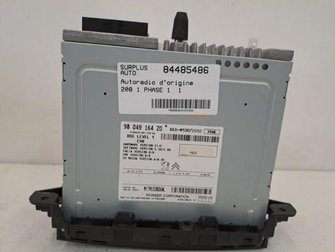 Image Autoradio d'origine - PEUGEOT 208 1