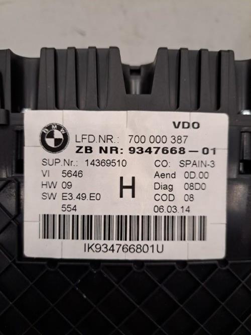 Image Compteur - BMW Z4 E89