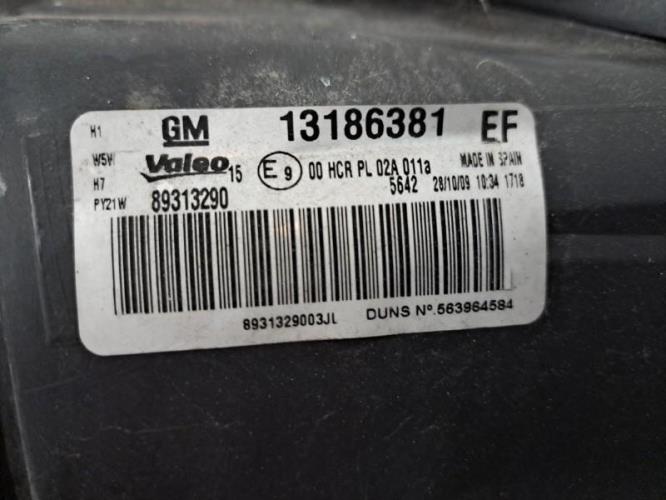 Image Optique avant principal gauche (feux)(phare) - OPEL CORSA D