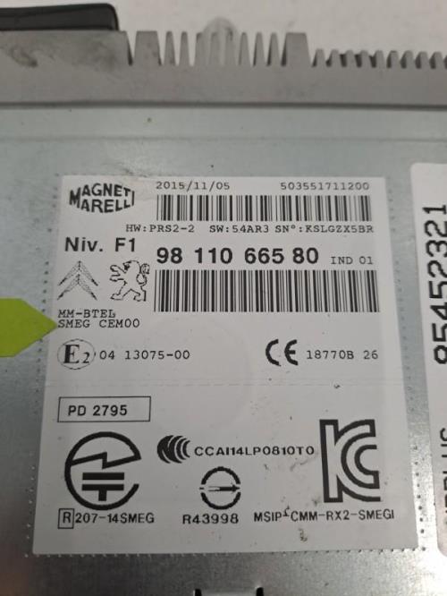 Image Autoradio d'origine - PEUGEOT 208 1