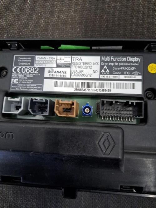 Image Ecran GPS - RENAULT MEGANE 3