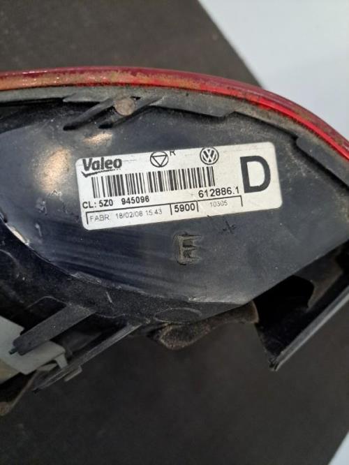Image Feu arriere principal droit (feux) - VOLKSWAGEN FOX