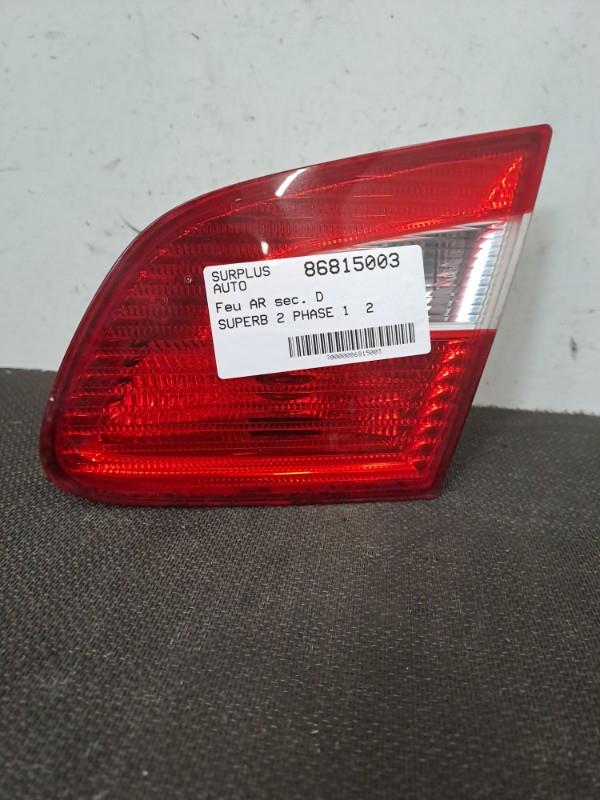 Feu arriere secondaire droit (feux) SKODA SUPERB 2 PHASE 1 Diesel - 1