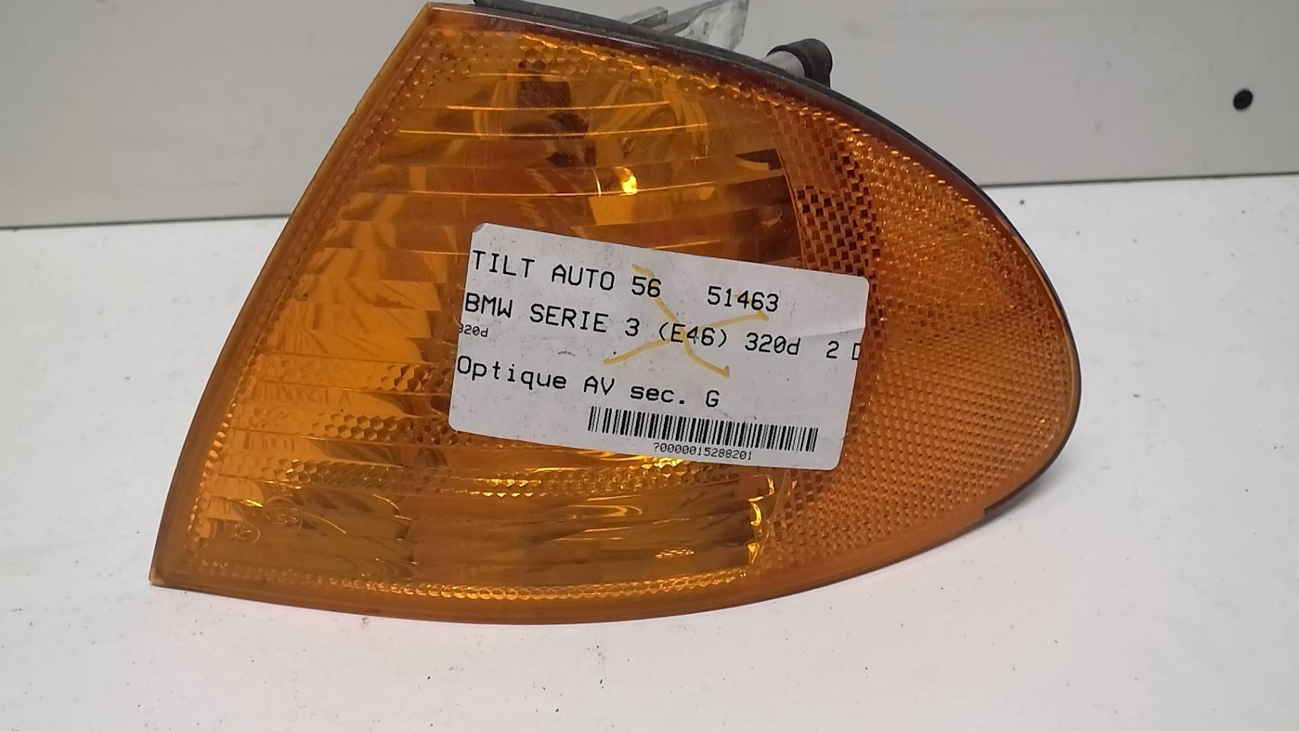 Optique avant secondaire gauche (feux)(clignotant) BMW SERIE 3 E46 PHASE 1 Diesel - 1