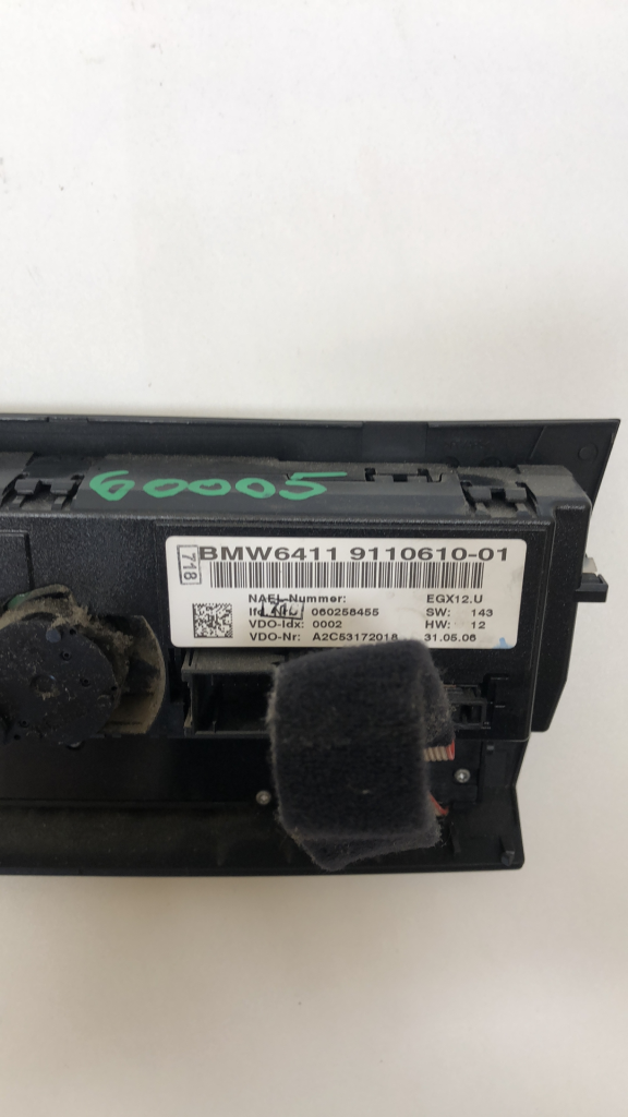 Commande chauffage BMW SERIE 3 E91 TOURING PHASE 1 BREAK Diesel - 1