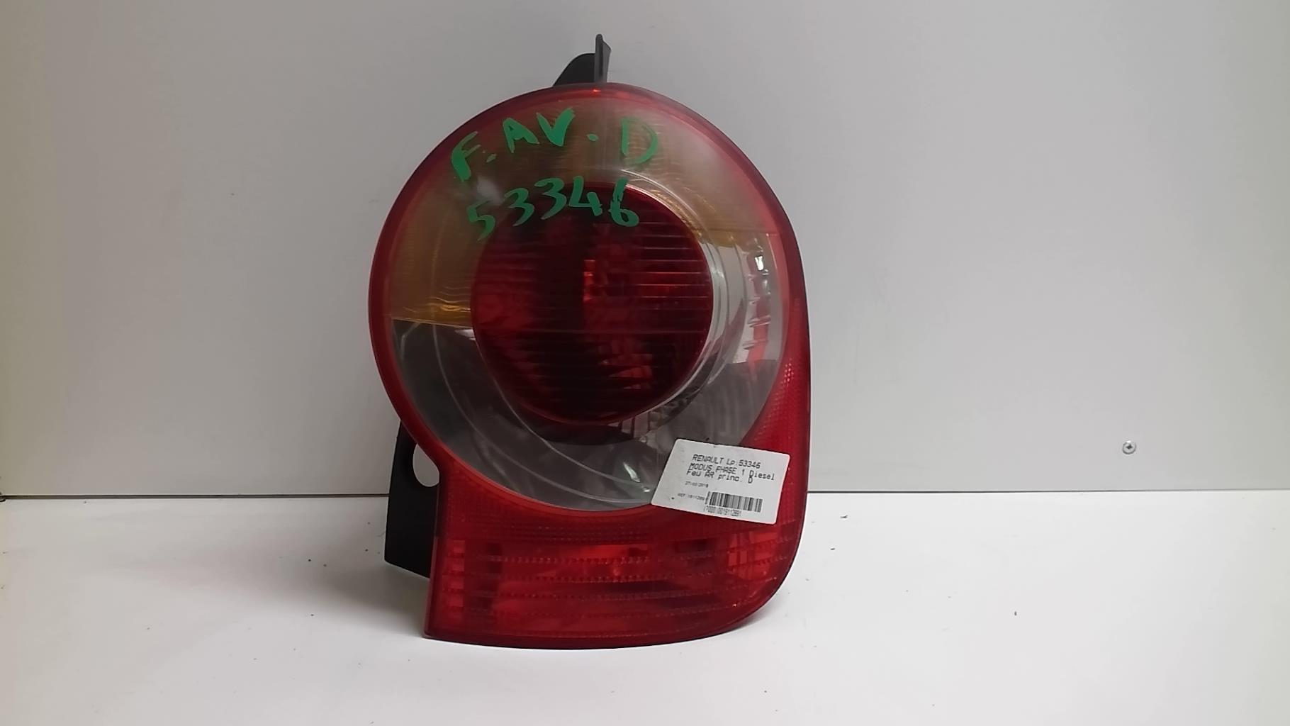 Feu arriere principal droit (feux) RENAULT MODUS PHASE 1 Diesel - 1