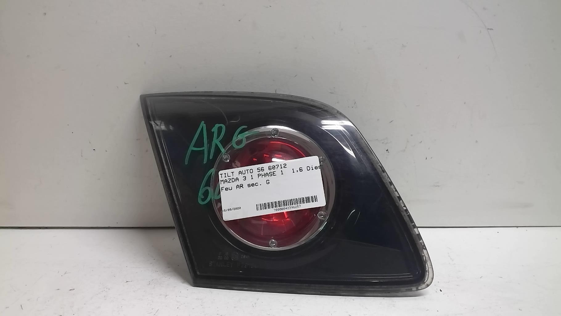 Feu arriere secondaire gauche (feux) MAZDA 3 1 PHASE 1 Diesel - 1