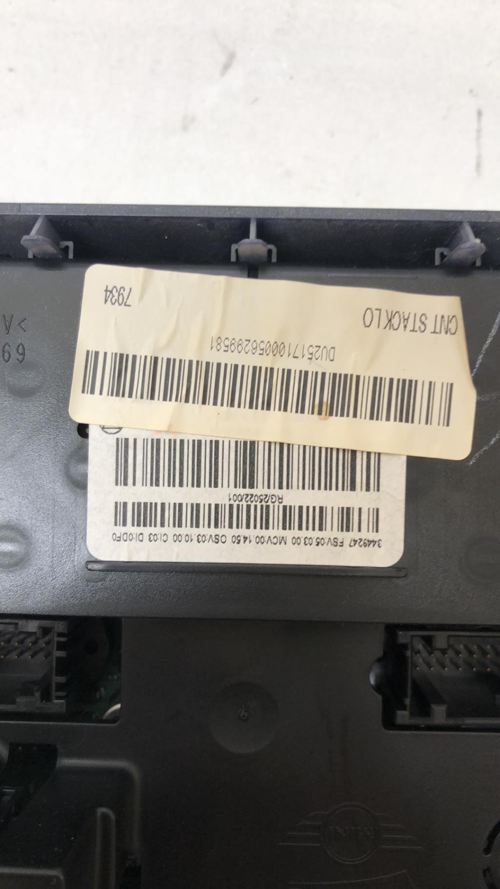 Commande chauffage MINI MINI 2 R56 PHASE 1 Essence - 1