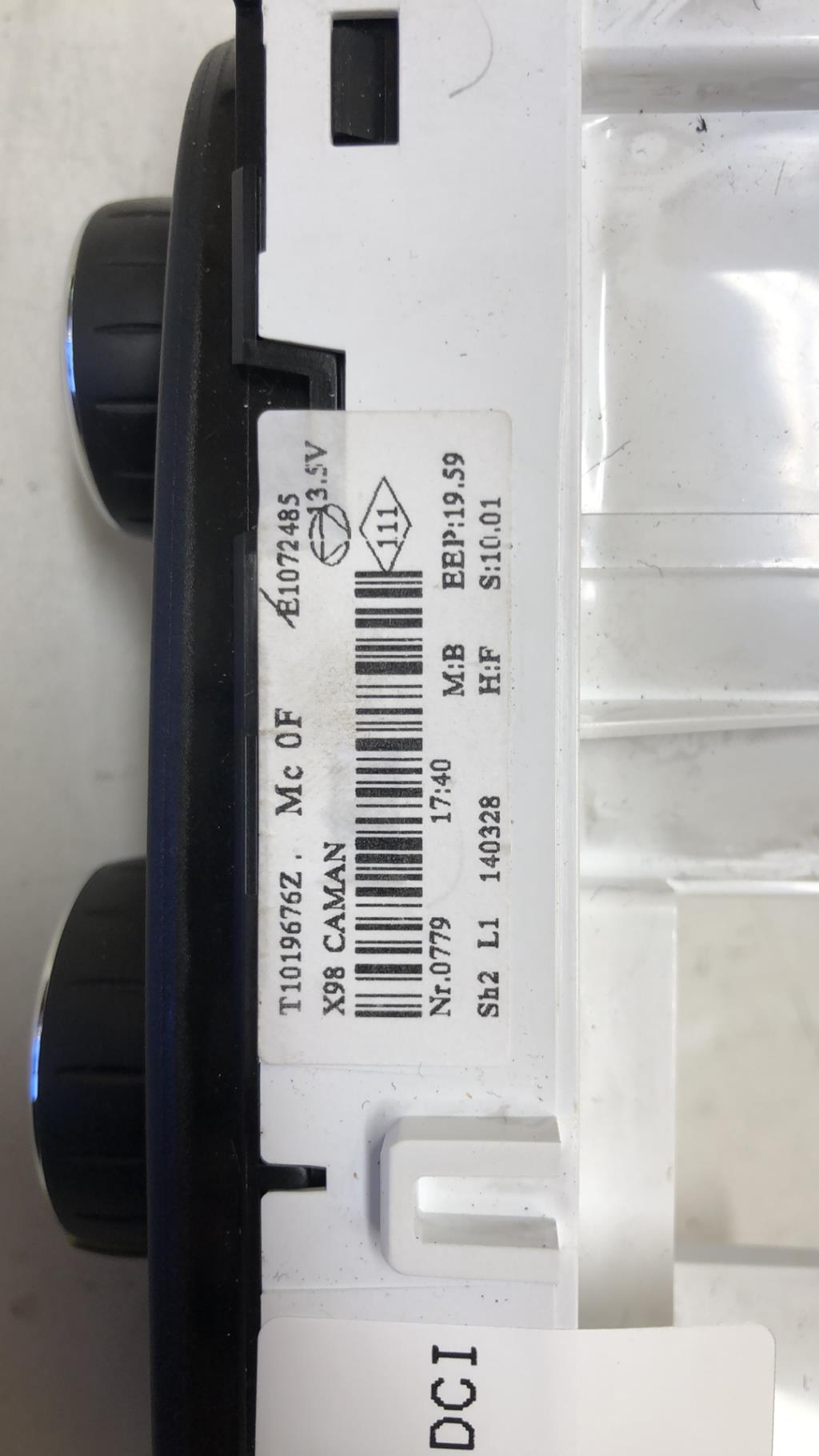Commande chauffage RENAULT CLIO 4 PHASE 1 Diesel - 1