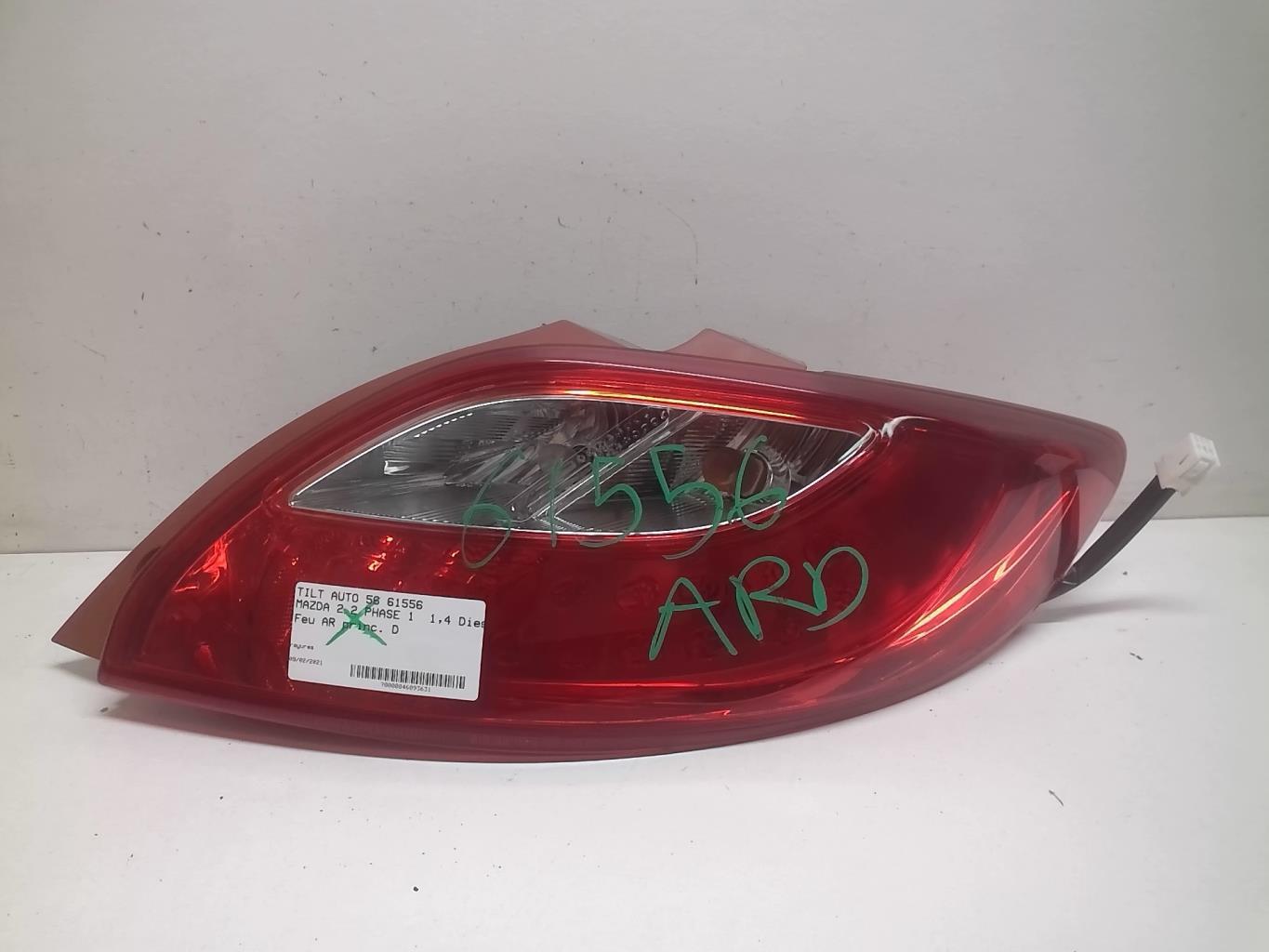 Feu arriere principal droit (feux) MAZDA 2 2 PHASE 1 Diesel - 1