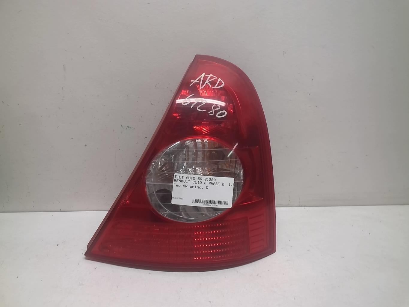 Feu arriere principal droit (feux) RENAULT CLIO 2 PHASE 2 Diesel - 1