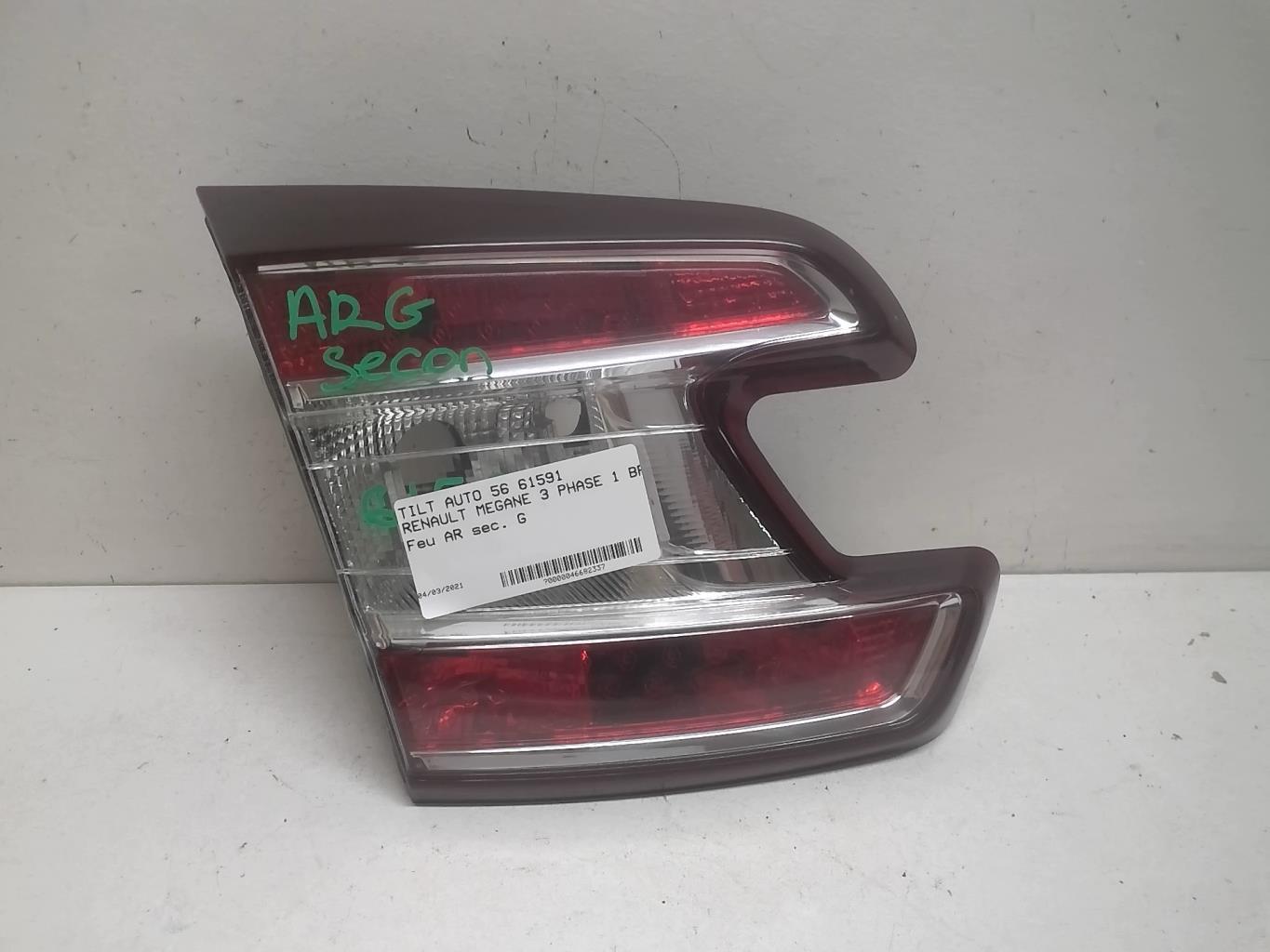 Feu arriere secondaire gauche (feux) RENAULT MEGANE 3 PHASE 1 BREAK Essence - 1