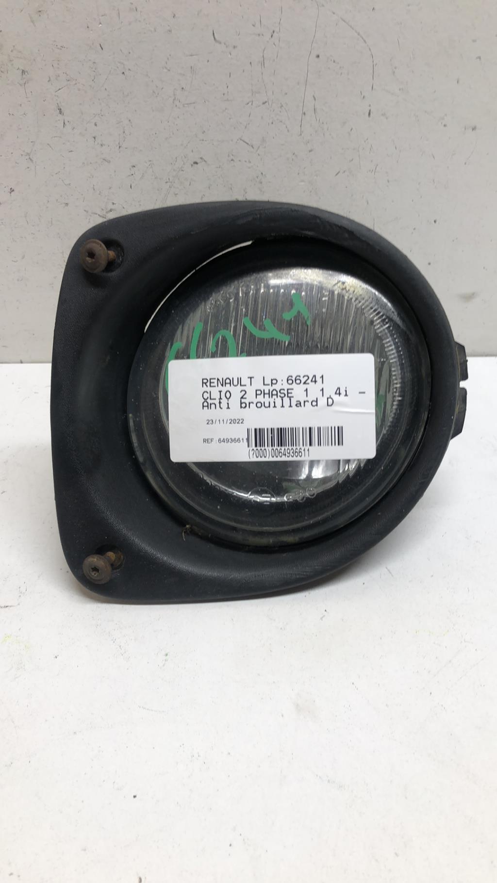 Anti brouillard droit (feux) RENAULT CLIO 2 PHASE 1 Essence - 1