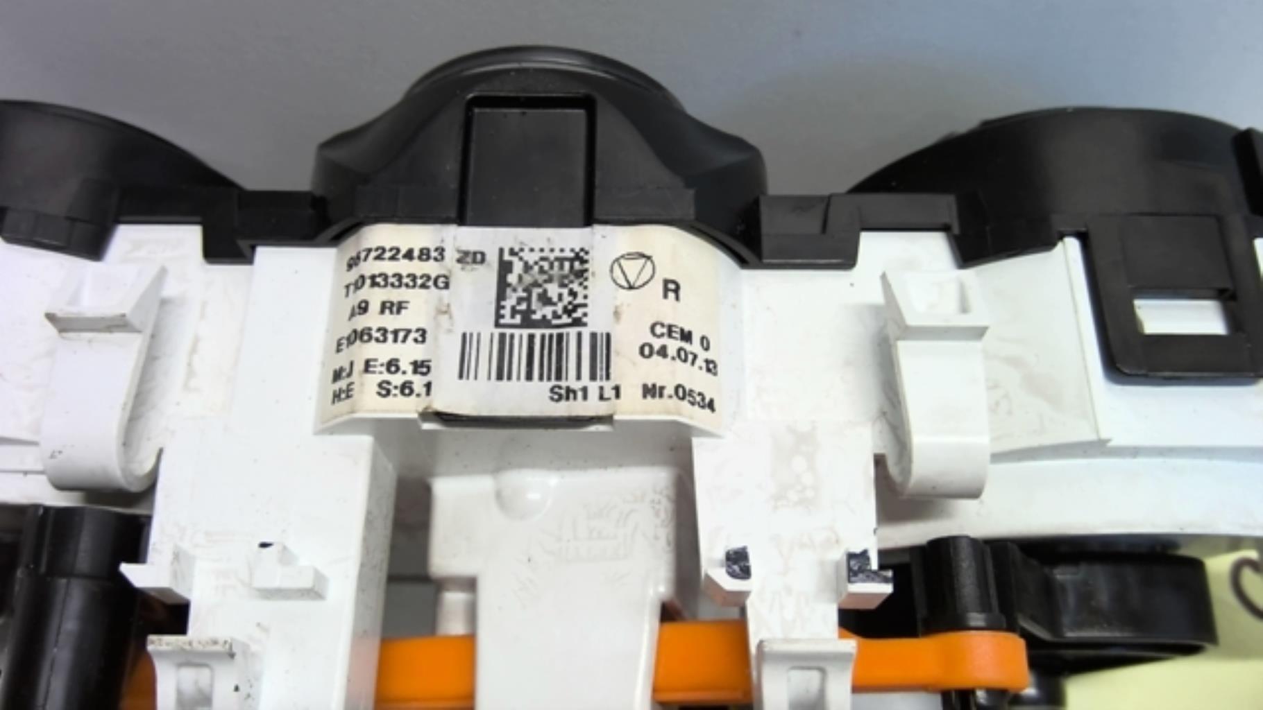 Commande chauffage PEUGEOT 208 1 PHASE 1 Diesel - 1