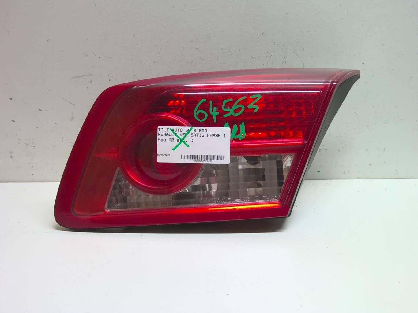 Feu arriere secondaire droit (feux) RENAULT VEL SATIS PHASE 1 Diesel - 1