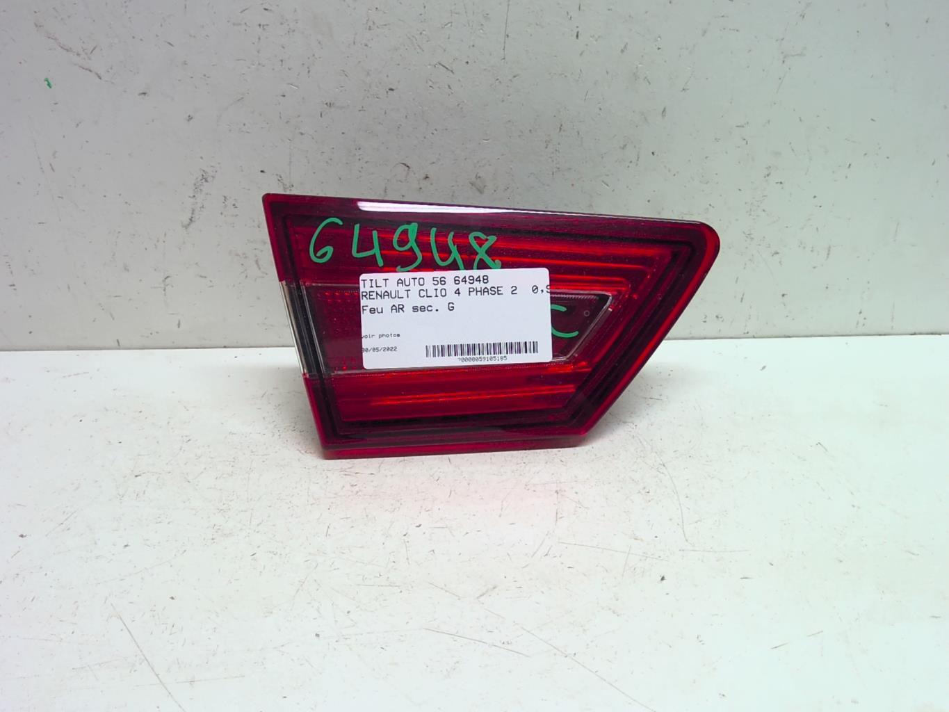 Feu arriere secondaire gauche (feux) RENAULT CLIO 4 PHASE 2 Essence - 1