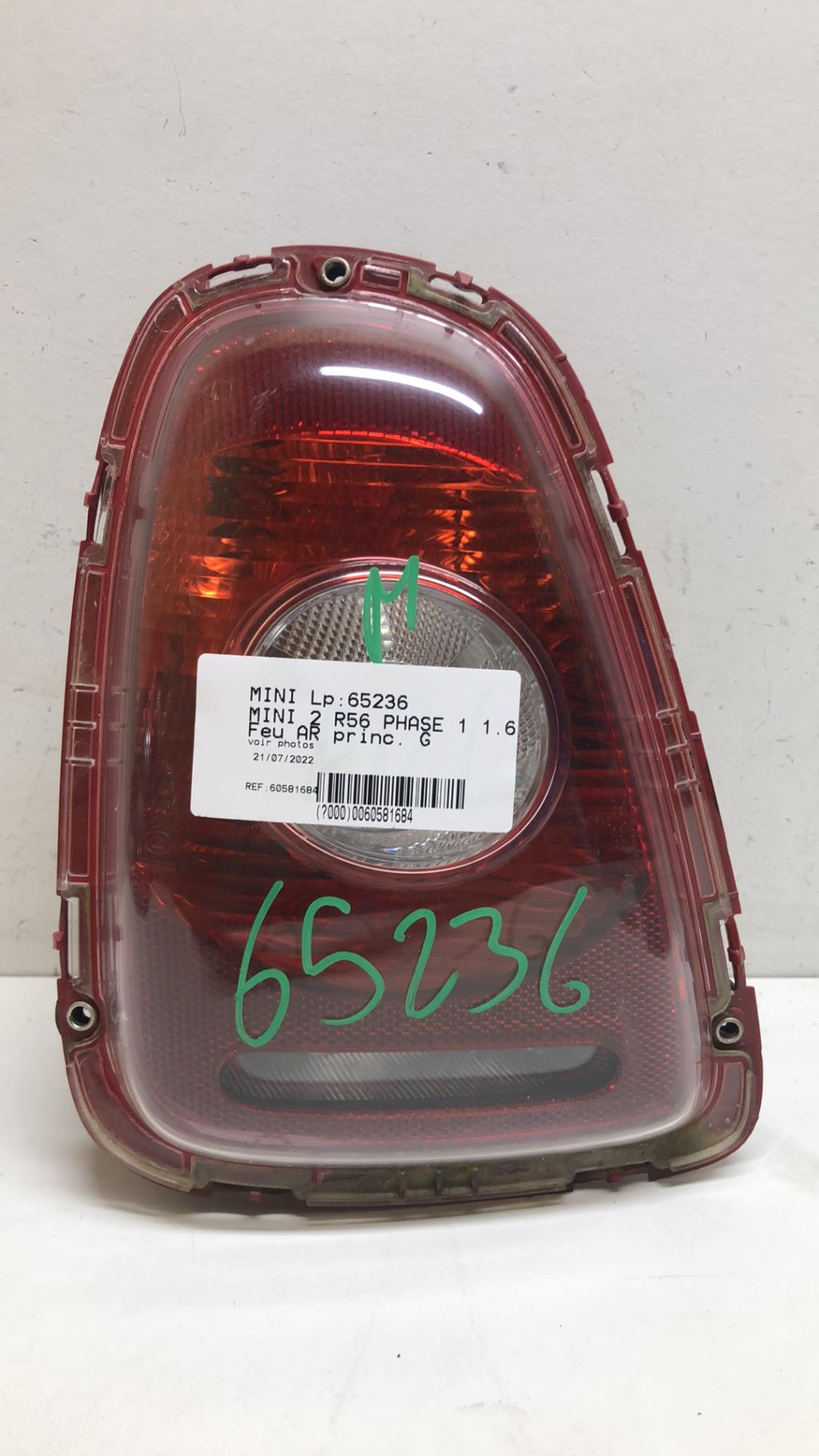 Feu arriere principal gauche (feux) MINI MINI 2 R56 PHASE 1 Diesel - 1