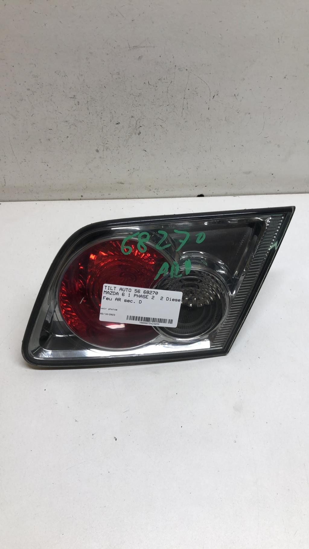 Feu arriere secondaire droit (feux) MAZDA 6 1 PHASE 2 Diesel - 1