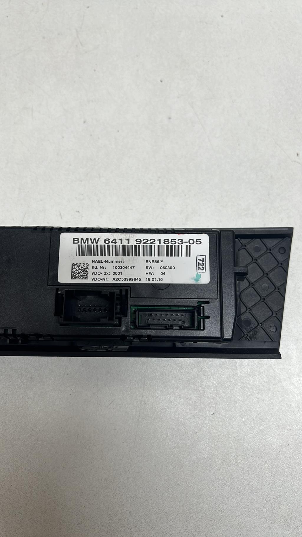 Commande chauffage BMW SERIE 3 E91 TOURING PHASE 2 BREAK Diesel - 1