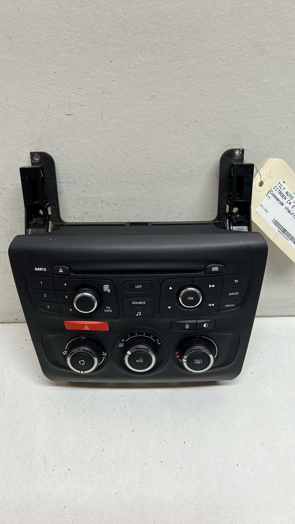 Commande chauffage CITROEN C4 2 PHASE 2 Diesel - 1