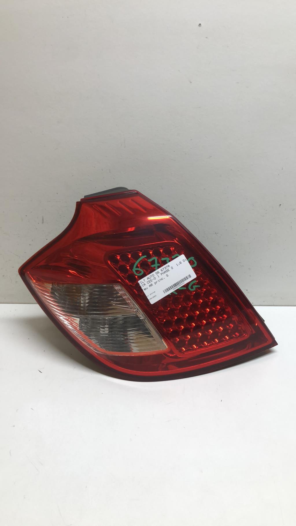 Feu arriere principal gauche (feux) KIA CEE-D 1 PHASE 2 Diesel - 1