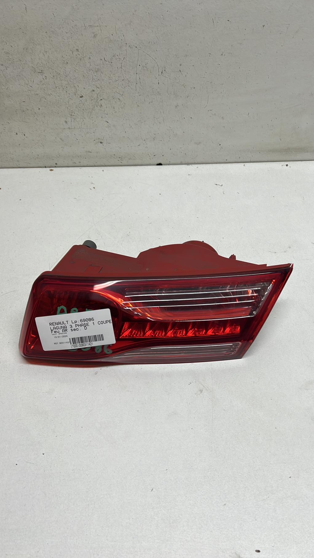 Feu arriere secondaire droit (feux) RENAULT LAGUNA 3 PHASE 1 COUPE Diesel - 1